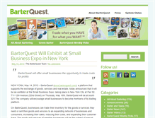 Tablet Screenshot of blog.barterquest.com